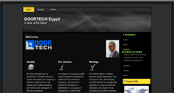 Desktop Screenshot of doortech-egypt.com